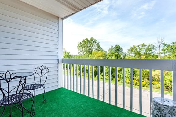 Private Balcony at Fairfax Apartments - Lansing, MI, Michigan, 48917